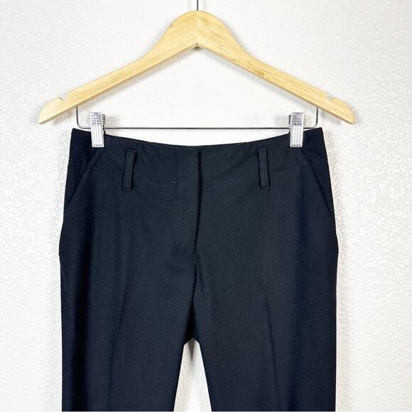 Derek Lam Women’s Solid Black Wool Flare Leg Trouser Pant Size 2 - Picture 2 of 10